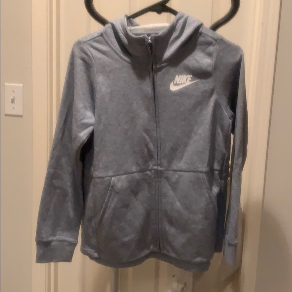Youth Large Nike Hoodie Zipper front